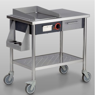 Teppanyaki électrique mobile - Modèle NETY 2.7 CART