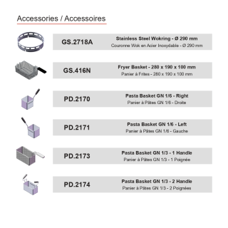 Accessoires - SERIE 600