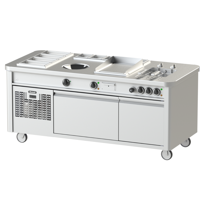 GOURMET STATION – WOK INDUCTION + TEPPANYAKI Modèle NKBL 20-90 WTP