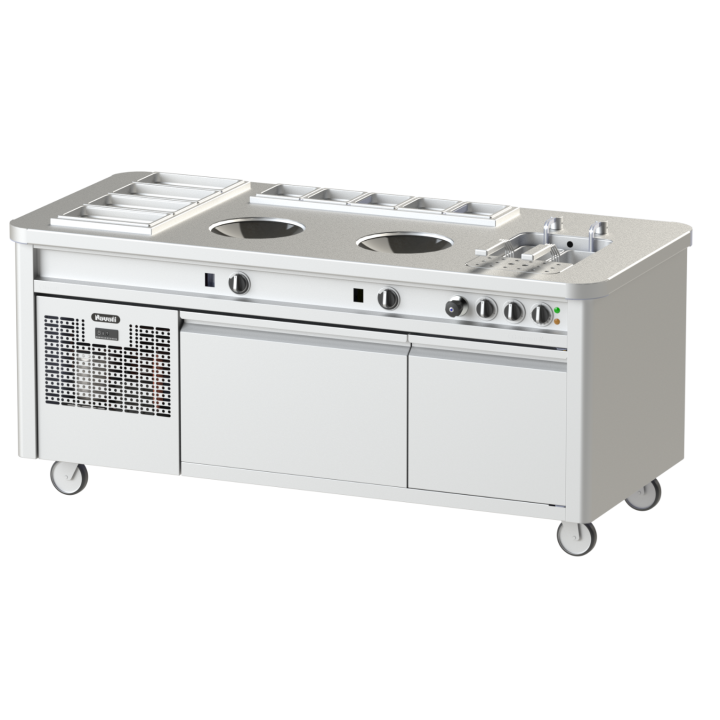 GOURMET STATION – DOUBLE INDUCTION WOK Model NKBL 20-90 WWP