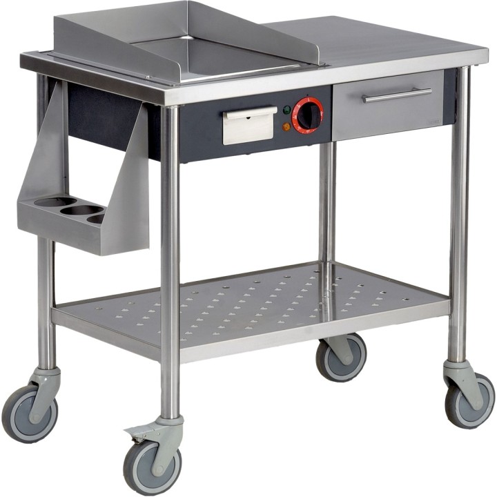 Teppanyaki électrique mobile - Modèle NETY 2.7 CART
