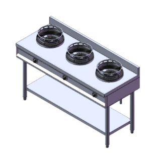 Gas Wok - SERIE 600 ECO Model NGER 15-60