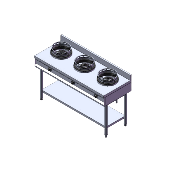 Gas Wok - SERIE 600 ECO Model NGER 15-60